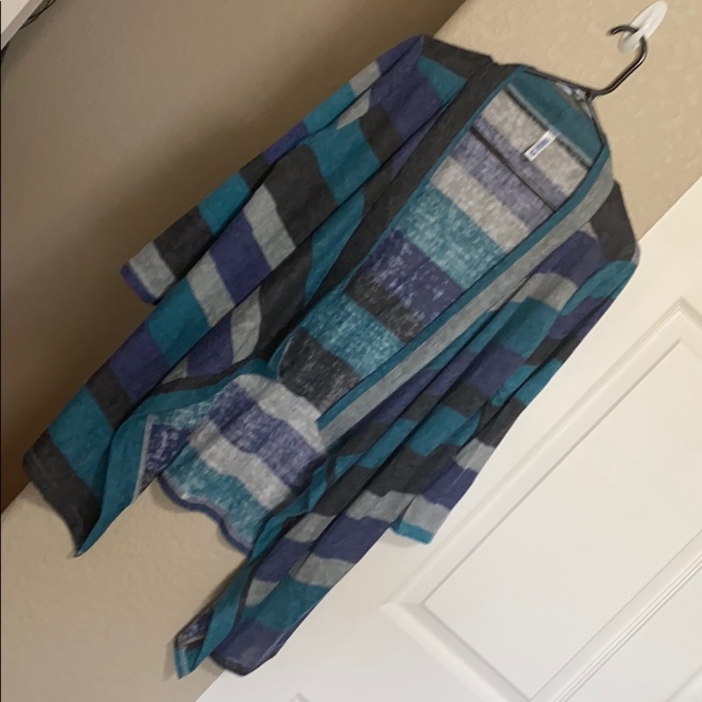 Dearcase blue colorful cardigan